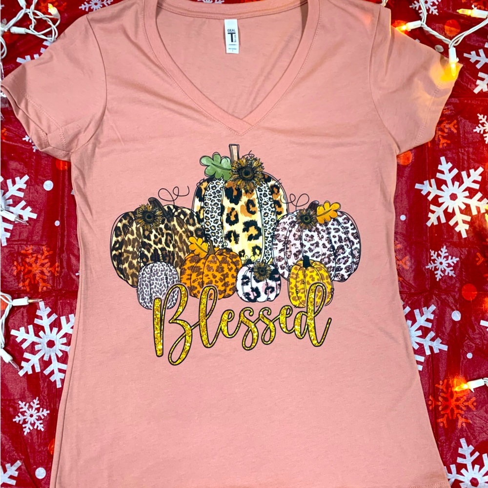 Blessed pumpkin tee